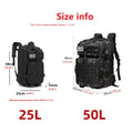 Waterproof Hiking Backpack Outdoor Bag (Black)