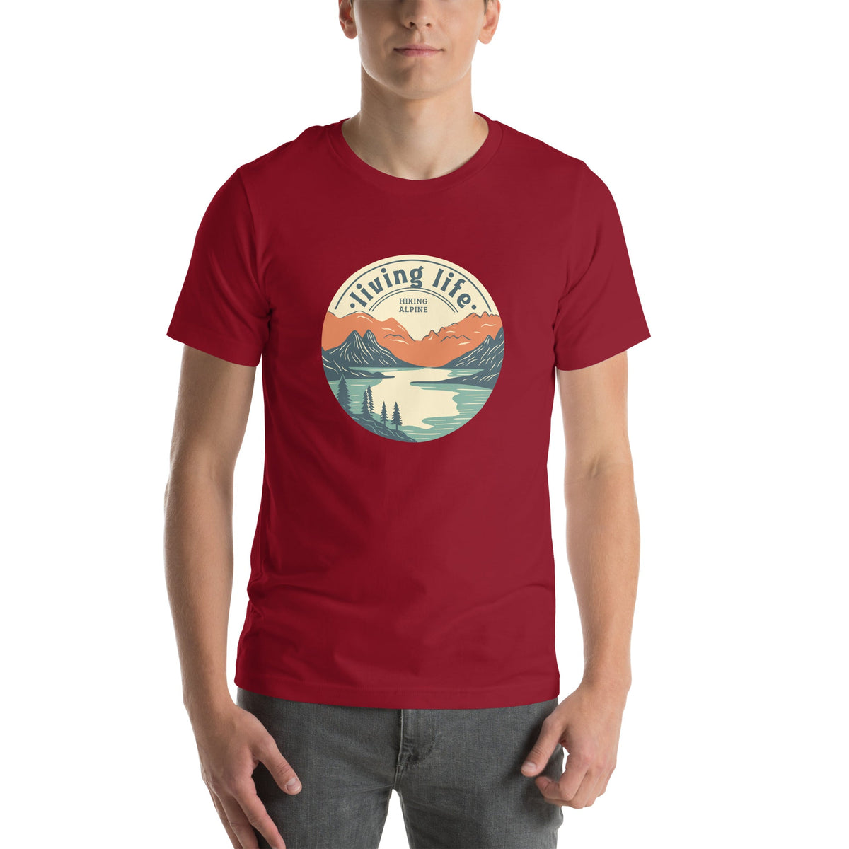 Hiking Alpine Outdoors Unisex t-shirt