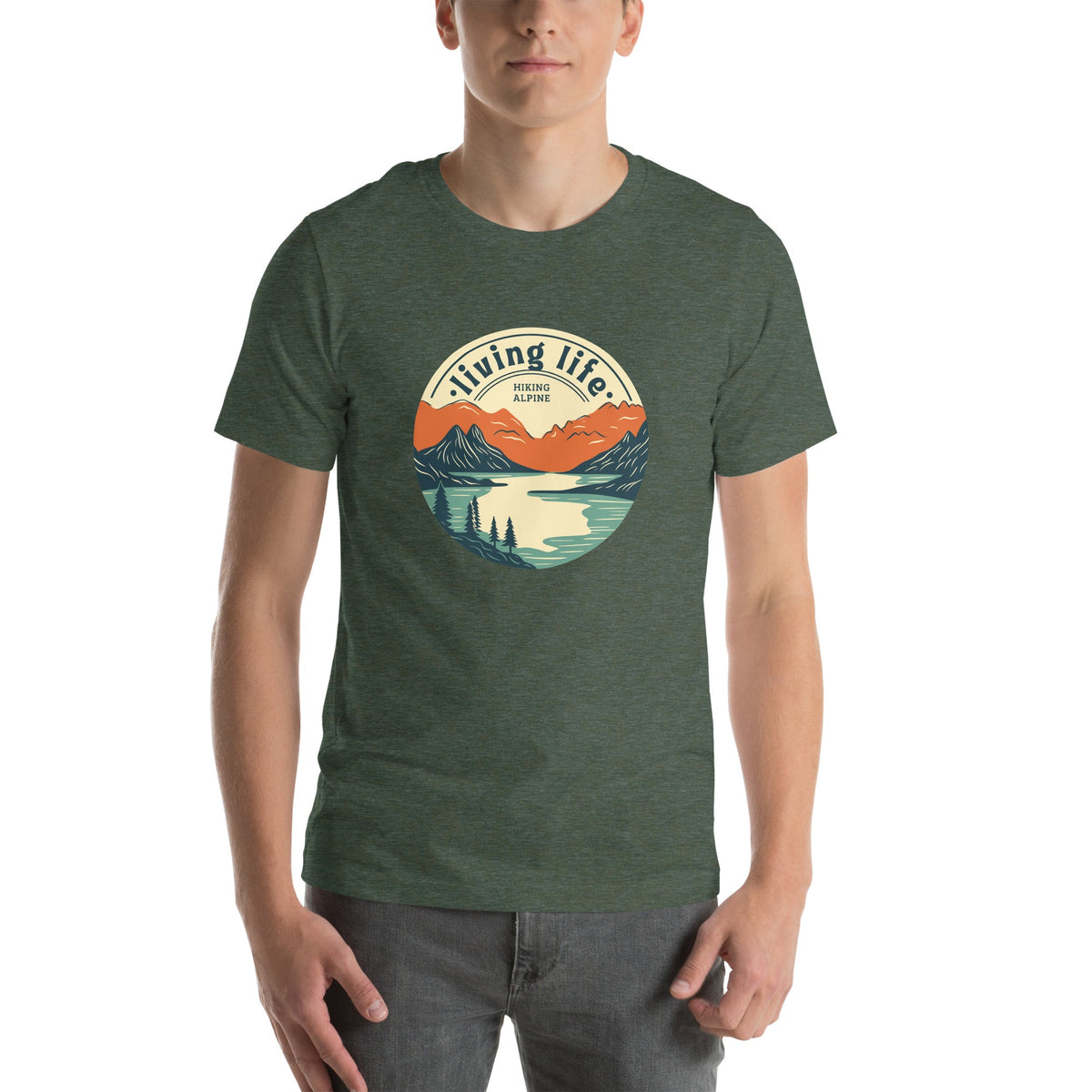 Hiking Alpine Outdoors Unisex t-shirt