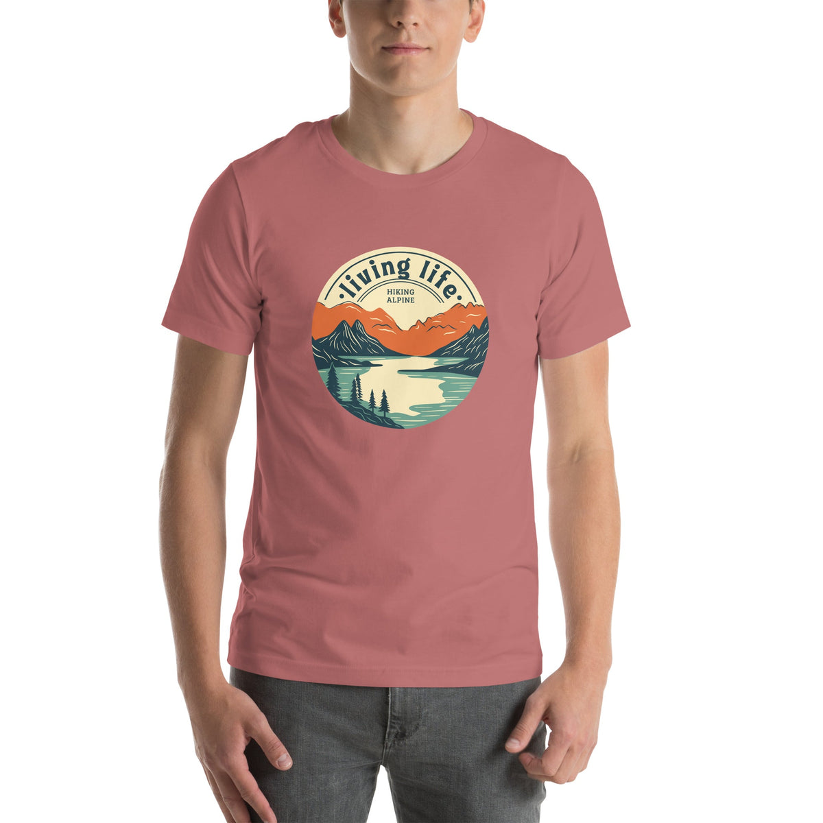 Hiking Alpine Outdoors Unisex t-shirt